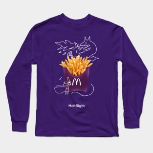 bts x mcdonald exclusive merch fanmade 2 Long Sleeve T-Shirt